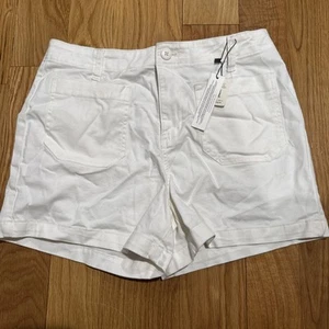 29 Sanctuary White Shorts NWT New Welted Pockets Imperfection - Picture 1 of 6