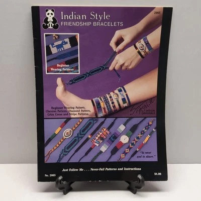 Indian Style Friendship Bracelets Pattern Leaflet 2065 Suzanne McNeill - Image 1 of 3