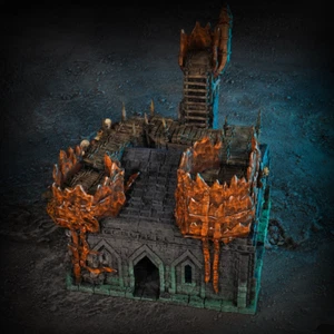 Kingdom of  Azragor Ork Barracken  Herr der Ringe Fantasy Tabletop Gelände - Bild 1 von 3