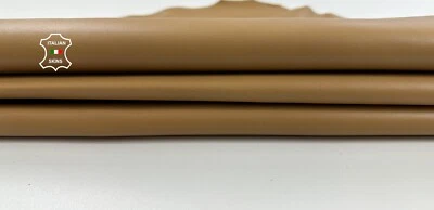 SAND LIGHT BROWN Italian Lambskin Lamb leather skin hide skins 7sqf 1.0mm #C3633 - Image 1 of 4