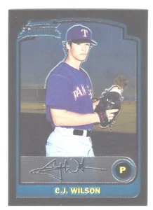 C.J. Wilson 2003 Bowman Chrome Draft RC Card# 114 - Picture 1 of 4