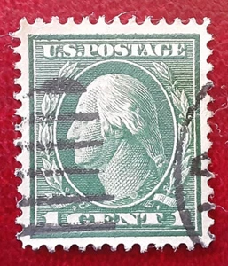 US 1912 1c Used Scott 405 U-85 VF/XF Washington Mi 189A Yt 182(A) Sg 406 7794 - Picture 1 of 2