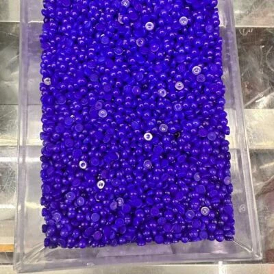 100pcs 4mm Round CAB CABOCHON Natural Baolan Stone Round Stone Beads No Holes - Image 1 of 4