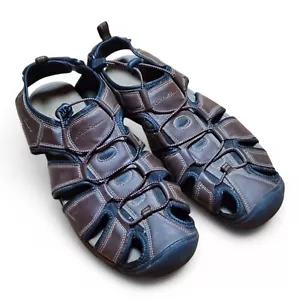 Eddie Bauer Meridian Fischer Sandalen Herren Größe 13m braun Wandern Walking - Bild 1 von 4