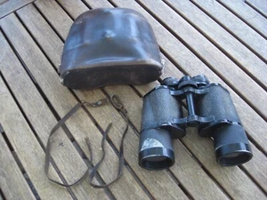 altes Fernglas Carl Zeiss Jena Dekarem 10x50 mit Ledertasche von Carl Zeiss Jena - Bild 1 von 14