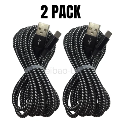 10Ft Long Charger Cable USB Charging Cord Heavy Duty For Apple iPhone 11 XR X 8 - Image 1 of 4
