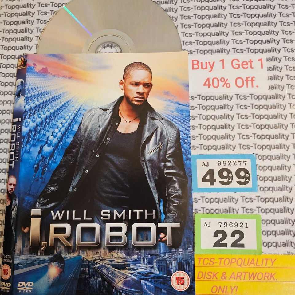 I robot Dvd Disc And Art Work only Save £s Eco - Image 1 of 1