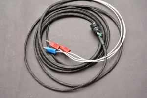 para PRUEBAS montaje de cable Glenair 4m GTR62-14C en tres enchufes banana - Imagen 1 de 2