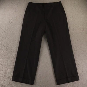 VTG Brooks Brothers Pants Mens 36 Gray 100% Wool Tweed Flannel USA 36x29 - Picture 1 of 11