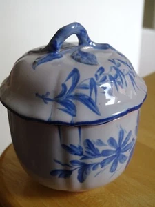 ST CLEMENT ANCIEN SUCRIER ART NOUVEAU EN FAIENCE DE L'EST - Imagen 1 de 8