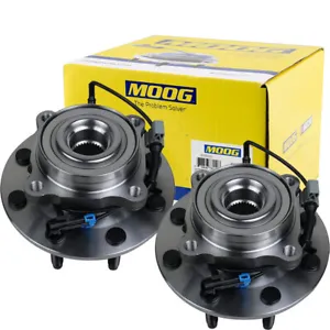 Moog RWD Front Wheel Bearing & Hubs for Chevy GMC Silverado Sierra 2500 HD 3500 - Picture 1 of 9