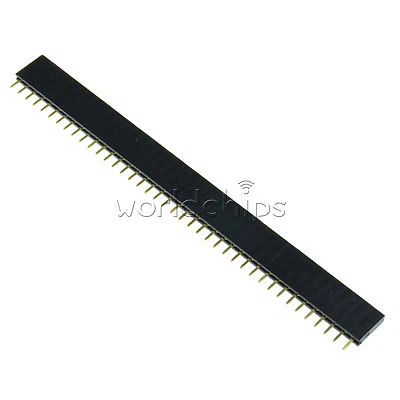 20Pcs 40pin 2.54mm Single Row Straight Female Pin Header Strip PCB Arduino TOP - Image 1 of 4
