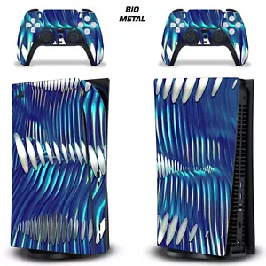 Skin Decal For PS5 Playstation 5 DIGITAL Console + Controller Stickers BIO U - Picture 1 of 3