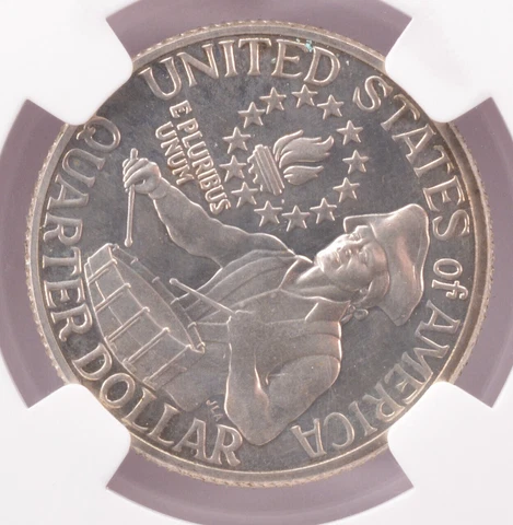 NGC 25c 1976-S Silver Bicentennial Quarter 60 Degree Rotated Dies PF61 Cameo Cover