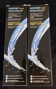 2 IcePure Plus Refrigerator Water Filter RWF1200AH LG Kenmore - Picture 1 of 6