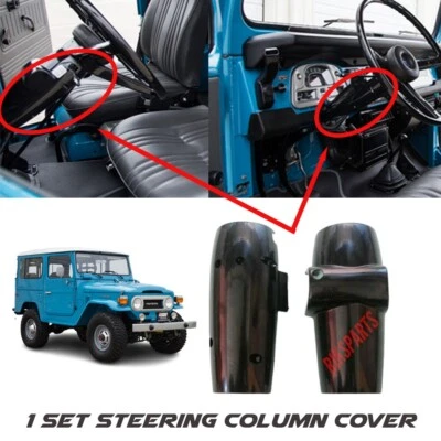 CUBIERTA COLUMNA DIRECCIÓN NEGRA PARA TOYOTA LAND CRUISER FJ40 FJ45 BJ40 Foto 1 de 4