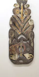 Tocado de madera Abelam Balsa de Papúa Nueva Guinea - Imagen 1 de 4