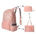 Sundries Outdoor Folding Dual Purpose Bag Women Backpack Handbag Storage Pouch