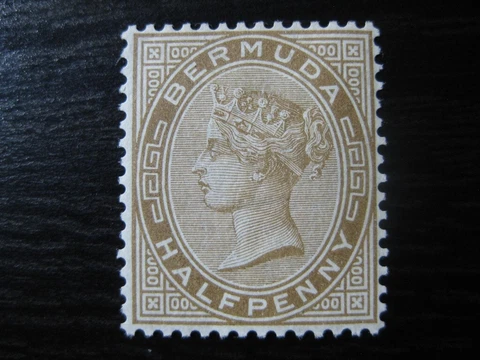 BERMUDA BRITISH COLONY Sc. #16 scarce mint stamp! SCV $5.50 Cover