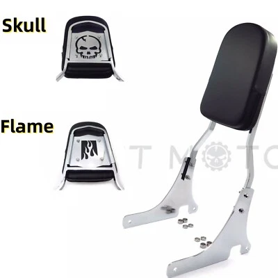 Respaldo barra Sissy con almohadilla para Kawasaki Vulcan 800 Classic VN800 1996-2005 cromado Foto 1 de 4