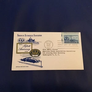 FDC Covers 1952 #1007 1st AAA Cachet 3 Cent Stamp USA - Picture 1 of 2