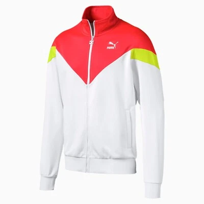 Puma Clásico ICONIC MCS TRACK Chaqueta Retro Bloque de Color T7 Sudadera Hombres Talla M Foto 1 de 4