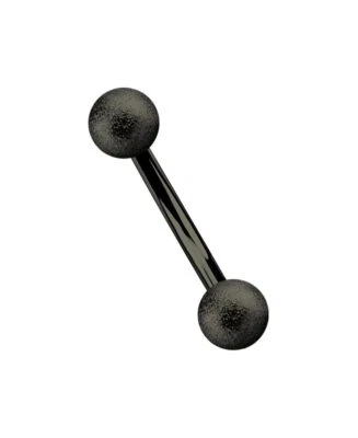 Sopracciglio Orecchio Mini Piercing Banana 2 Brillanti Sfere A 3mm Diamante Nero - Immagine 1 di 2