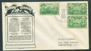 Army & Navy Hero Series FDC - SC# 785 & 790 - Picture 1 of 1