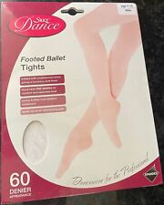 Footed Ballet Tights (Age 11-13, White)