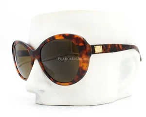 Versace MOD 4273 5074/73 Sunglasses Amber Brown Havana w/ Gold Logo -Please Read - Picture 1 of 9