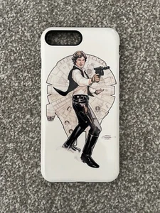 Star Wars - Han Solo - Hard Silicon Case Cover For Apple iPhone 7 Plus - Picture 1 of 4