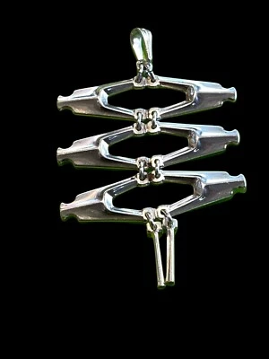 David Andersen Sterling Silber Anhänger Norwegen Norweger Vintage Nachlass 498 - Bild 1 von 4