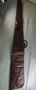Vintage Straight Shooter Rifle Shotgun Case Brown Vinyl with Carry Handles #560 - Picture 1 of 13