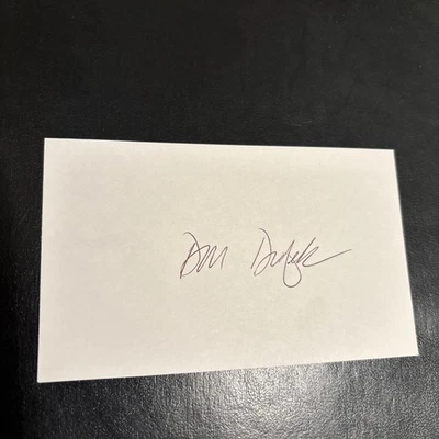 Don Dufek (Michigan ‘75 All-Amer) S/KR, ‘76-84 Seattle Seahawks, signed’04 - Image 1 of 2