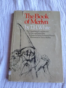 The Book of Merlyn by T.H. White First Edition 2nd Printing 1977 HC DJ - Picture 1 of 8