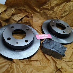 fits SUBARU SAMBAR TT1 TT2 TV1 TV2 TW1 TW2 Front Disc Rotor & Brake Pad Set - Picture 1 of 1