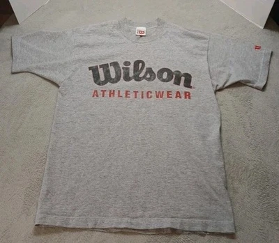 Camisa de manga corta vintage Wilson Athletic Wear para hombre talla grande hecha en EE. UU.  Foto 1 de 4