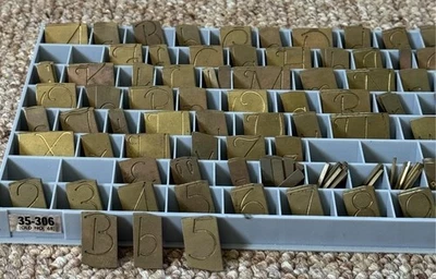 Engraving Plate Engravograph New Hermes Engraving Fonts 35-306 Cursive - Image 1 of 2