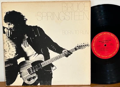 BRUCE SPRINGSTEEN Born To Run 1970's COLUMBIA Rock Re-Issue LP VG+ Play Tested - Image 1 of 3