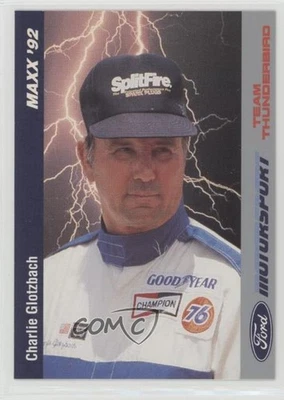 1992 Maxx Ford Motorsport Team Thunderbird Charlie Glotzbach #12 - Image 1 of 2