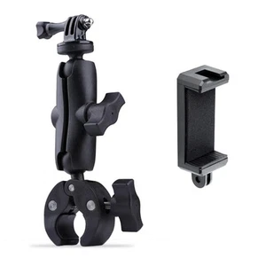 Adjustable Bike Mobile Phone Holder Aluminum Alloy Bike Handlebar Mount Bracket - Photo 1 sur 7