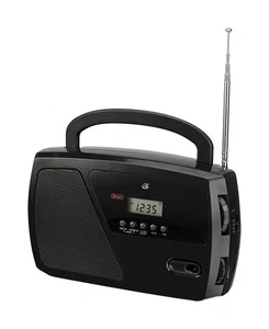 GPX Black AM/FM Clock Radio Digital Plug-In (Pack of 3) - Picture 1 of 1