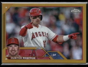 2023 Topps Chrome Update #USC198 Hunter Renfroe Gold #/50 - Picture 1 of 2