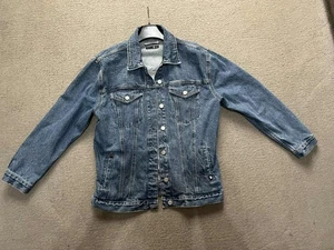 US Polo ASSN 100% Cotton Denim Jacket - Size XL/16 - Picture 1 of 12