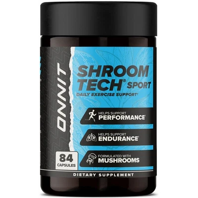 ONNIT Shroom Tech Sport Pre-Entrenamiento Cápsulas Apoyo Energético 84 Ct 09/26 Foto 1 de 4