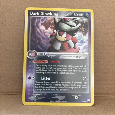 DARK SLOWKING 9/109 EX Team Rocket Returns RARE HOLO Pokemon Card MP - Image 1 of 2