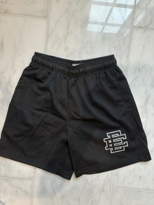 Authentic Eric Emanuel EE BLACK and White Shorts Fast Shipping ๐๐จ (Size S) - Picture 1 of 4