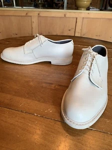 Bates White Military Oxfords 11.5 D - Picture 1 of 11
