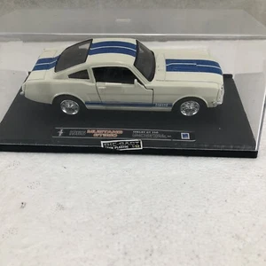 1966 Ford Shelby Mustang GT-350 weiß / blau 1/32 Diecast Modellauto von New-Ray - Bild 1 von 7