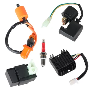 For 150 200 250 cc Racing Ignition Coil CDI Spark Plug Regulator Rectifier Relay - Picture 1 of 9